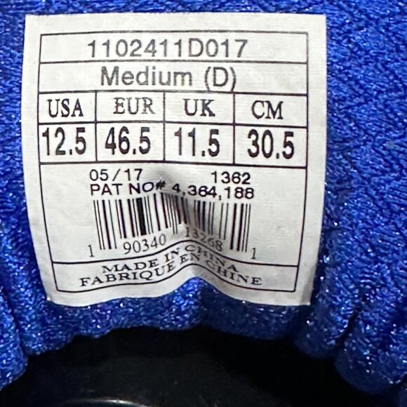 Men's Brooks Adrenaline GTS Seventeen Blue Silver Running Sneakers Size 12.5 - Picture 9 of 9